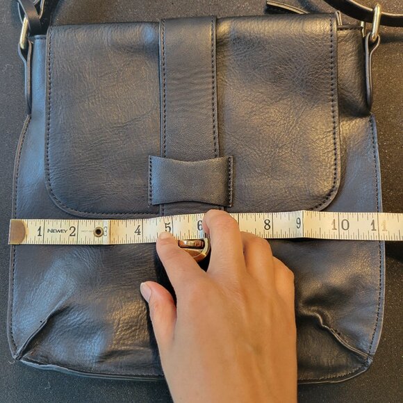 KGB Studio Black Vinyl Satchel - BRAND NEW, NEVER USED - Picture 13 of 14